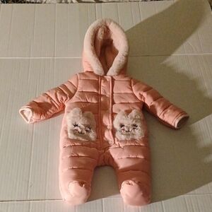 Little Lass Baby snowsuit 0-3 months